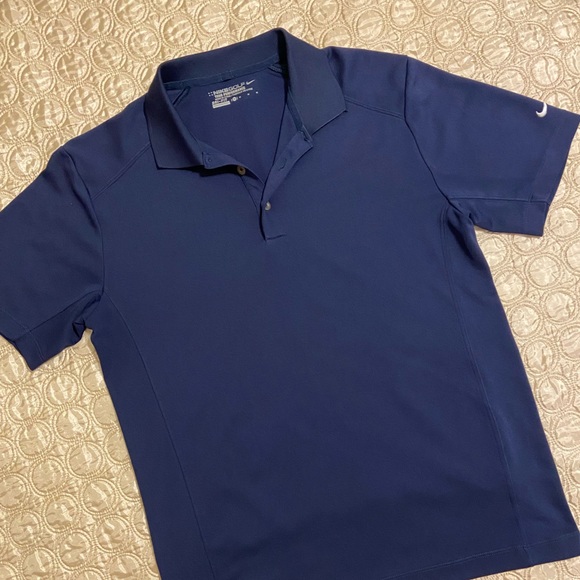 Men’s Nike Golf Navy Dri-Fit Polo Size M - Picture 2 of 5